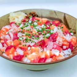 Chirashi tartare 5 poissons